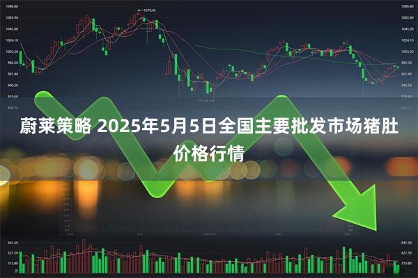 蔚莱策略 2025年5月5日全国主要批发市场猪肚价格行情